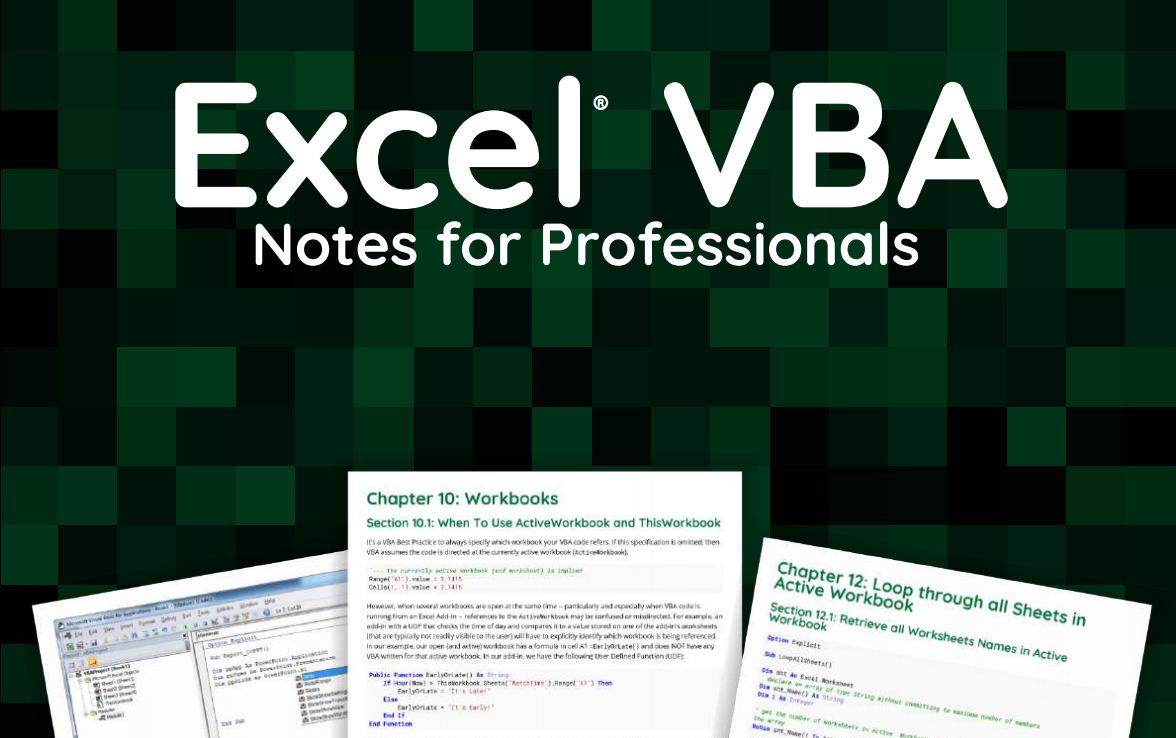 Excel VBA Notes for Professionals - dirzon