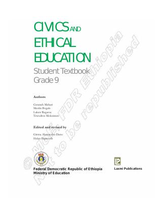 Ethiopian Grade 9 Civics Student textbook.pdf