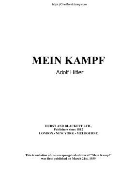 Mein Kampf - English - Adolf Hitler - PDF.pdf