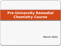 Chemistry Rimedial Module Unit 1 Chemistry Remedial.pptx - dirzon