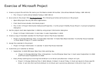 MS Project Exercise (1).docx - dirzon
