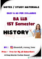 History Notes (Ba LLB 1st Semester).pdf - dirzon