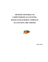 Introduction To Computerized Accounting for Traini... - dirzon