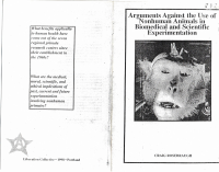 ArgumentsAgainstTeUseOfNonhumanAnimalsInBiomedical.pdf